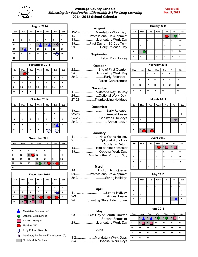 Watauga County Schools Weather Closings History «
