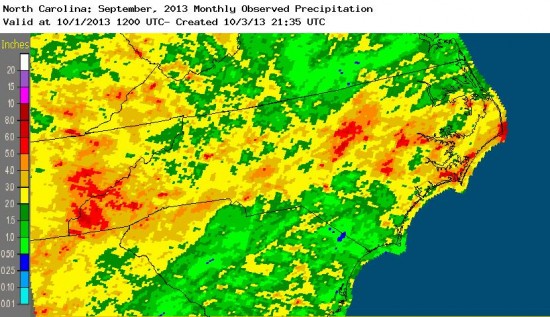 Sept 2013 rainfall