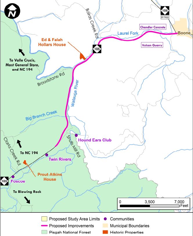 105 Project Map