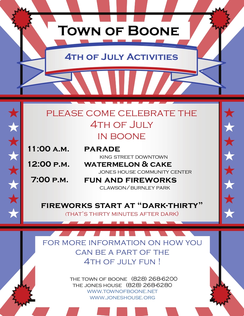 2015July4flyer Boone