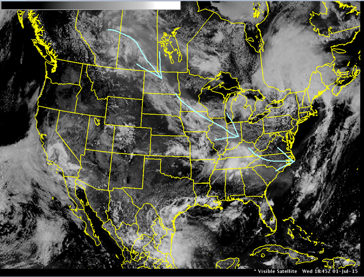 July 1 wildfire haze