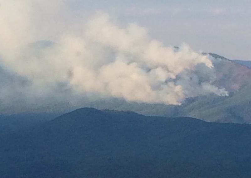 Bald Knob Fire Grows to 190 Acres In McDowell County